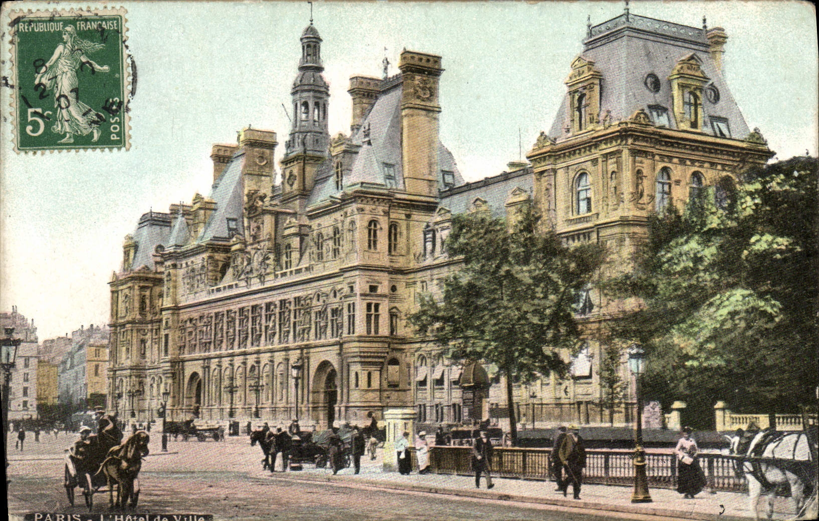 CPA Paris L'Hotel De Ville