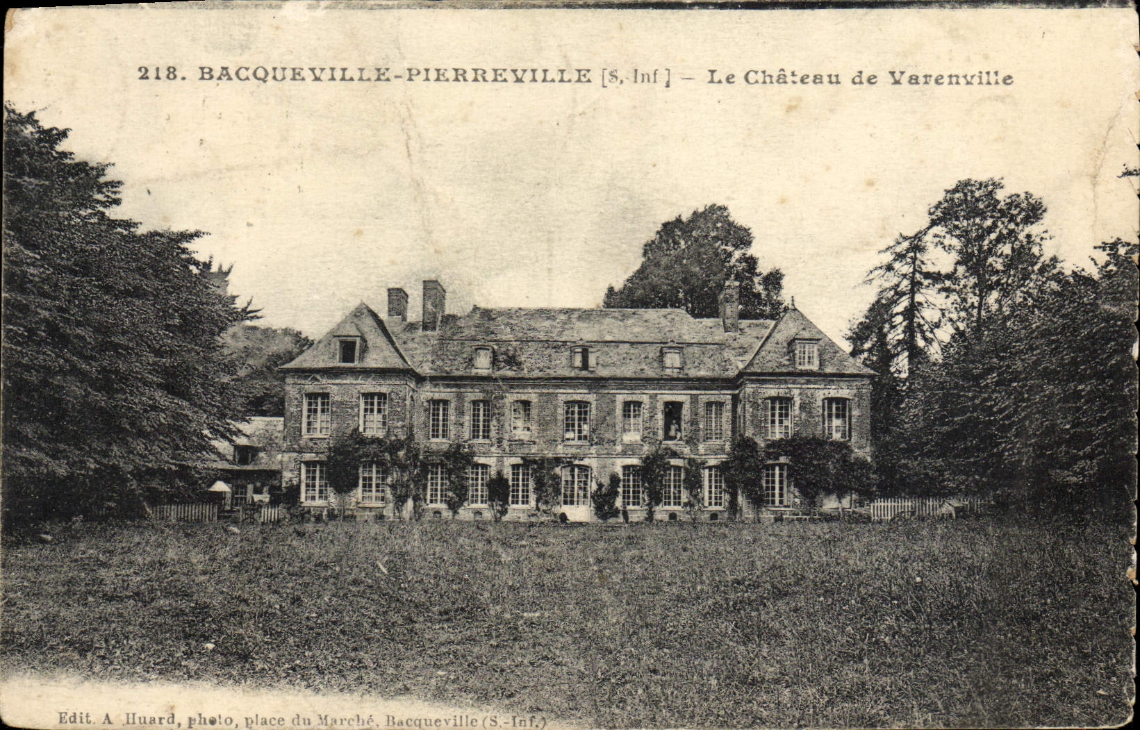 CPA Bacqueville Pierreville Le Chateau De Varenville