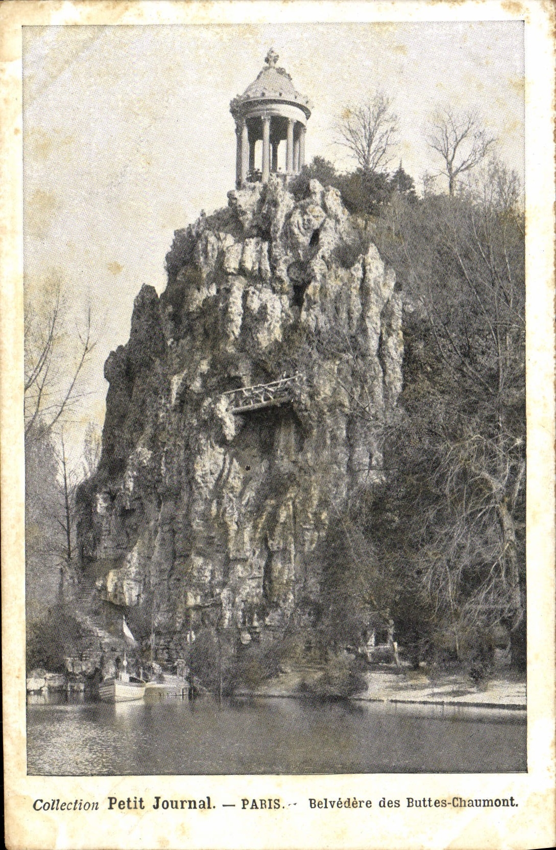 CPA Paris Belvedere Des Buttes Chaumont