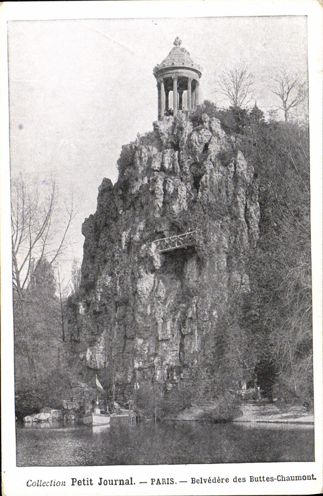 CPA Paris Belvedere Des Buttes Chaumont