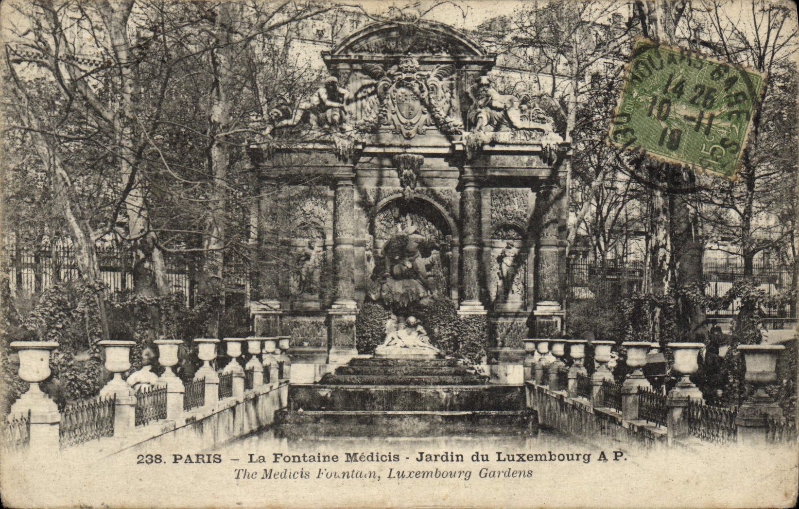 CPA Paris La Fontaine De Medicis Jardin Du Luxembourg