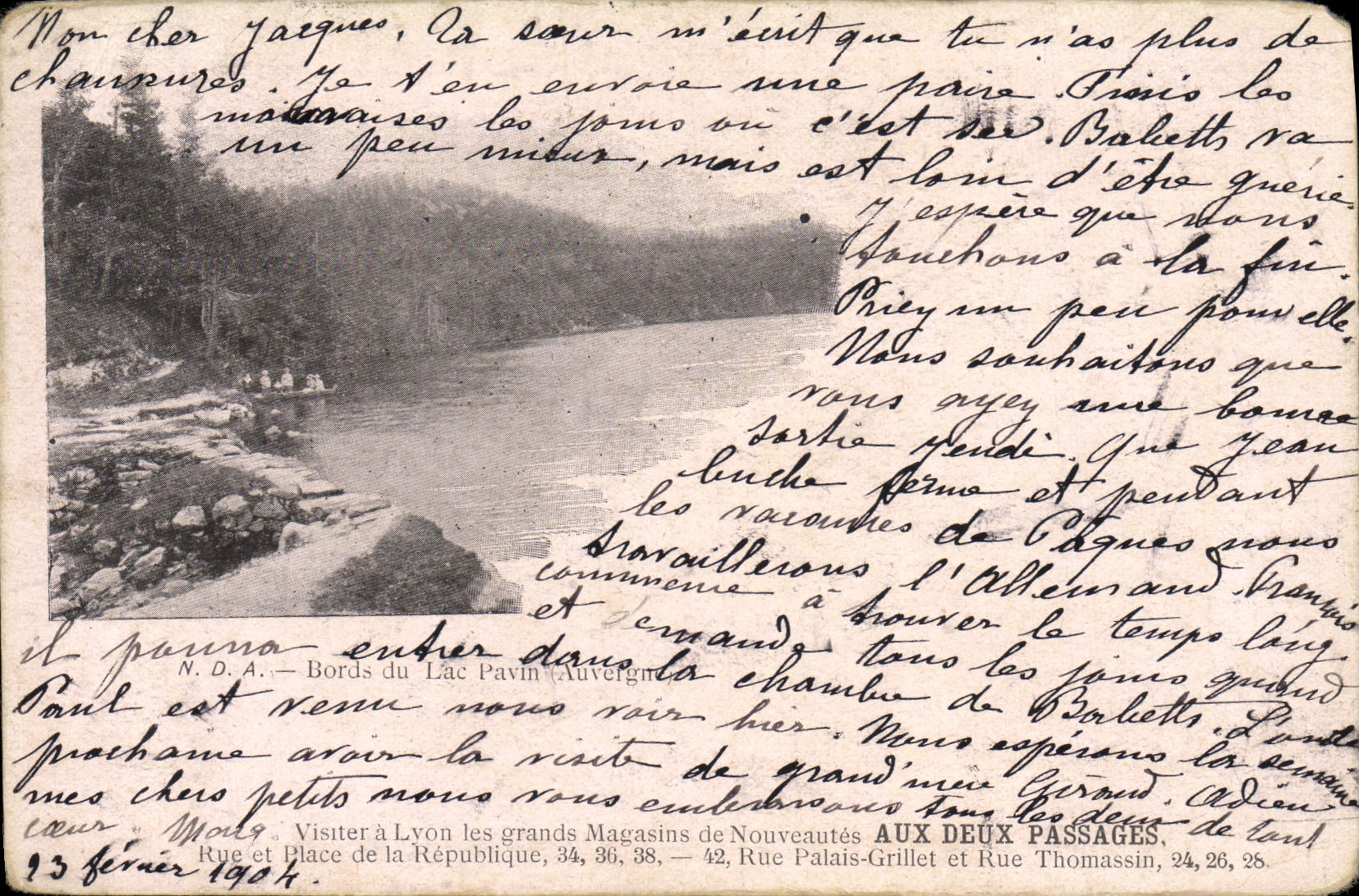 CPA N D A Bords Du Lac Pavin