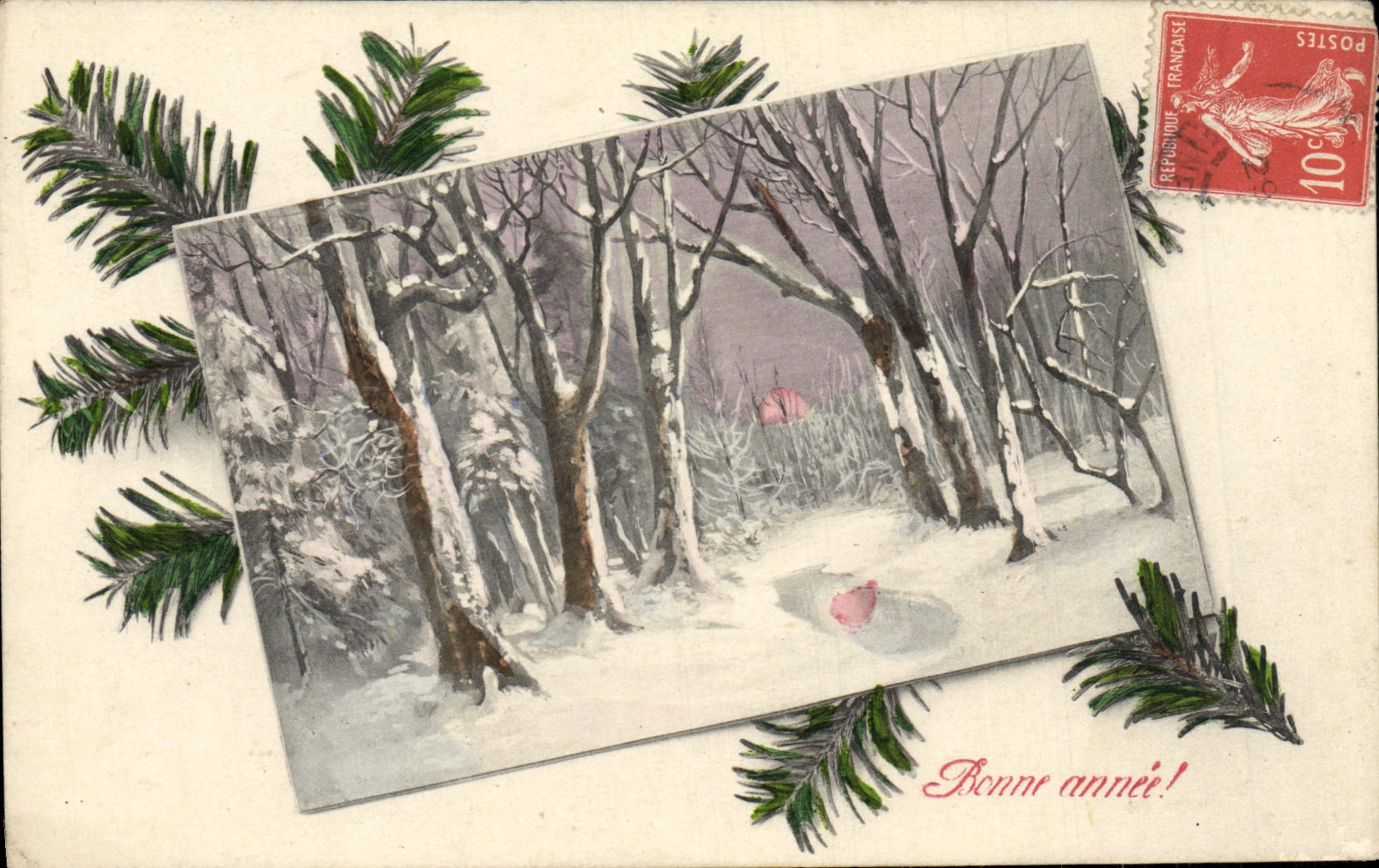 CPA Fantaisie Bonne annee