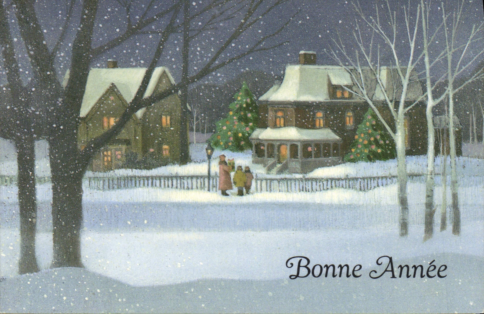 CPA Fantaisie Bonne annee