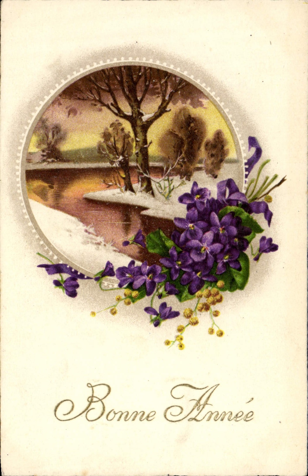 CPA Fantaisie Bonne annee