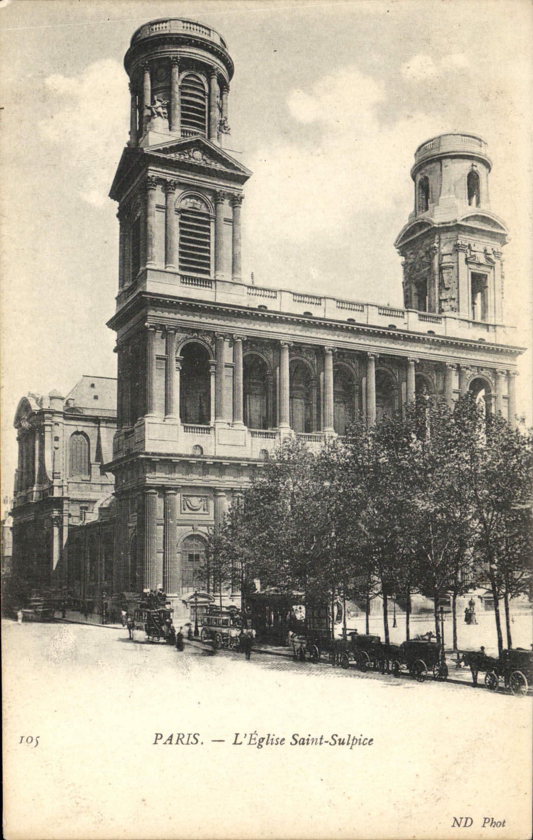 CPA Paris L'Eglise Saint Sulpice