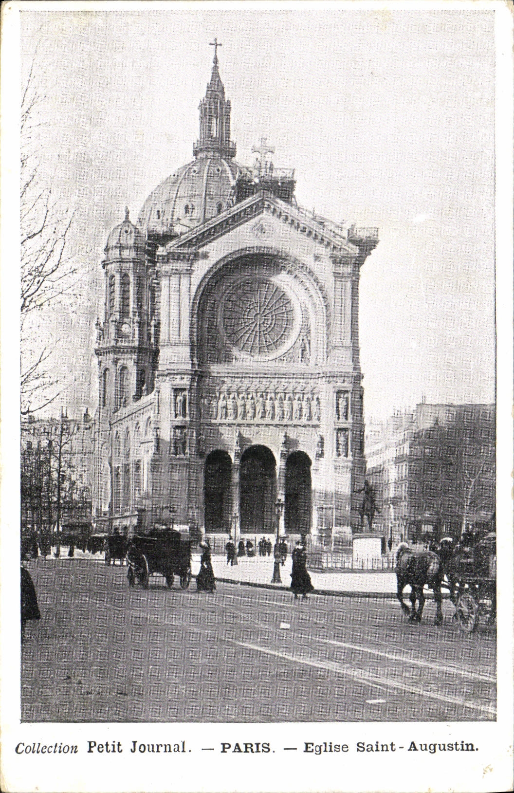 CPA Paris Eglise Saint Augustin