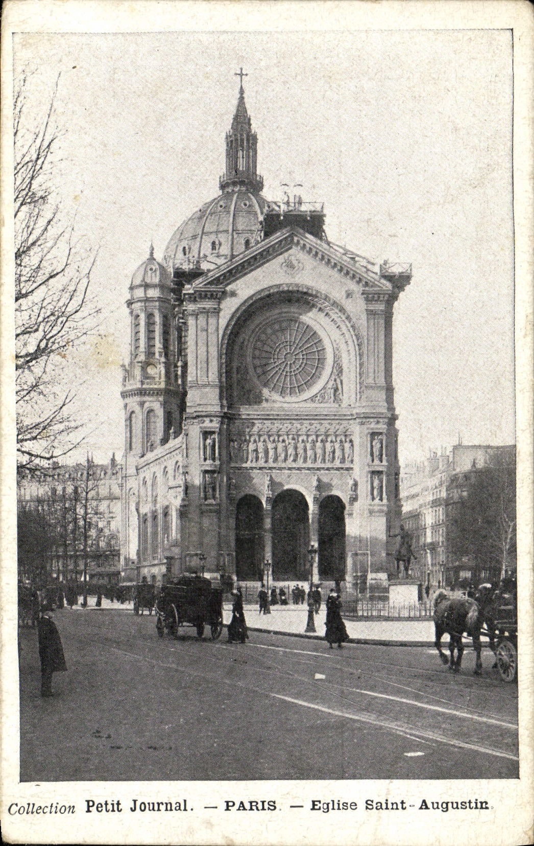 CPA Paris Eglise Saint Augustin