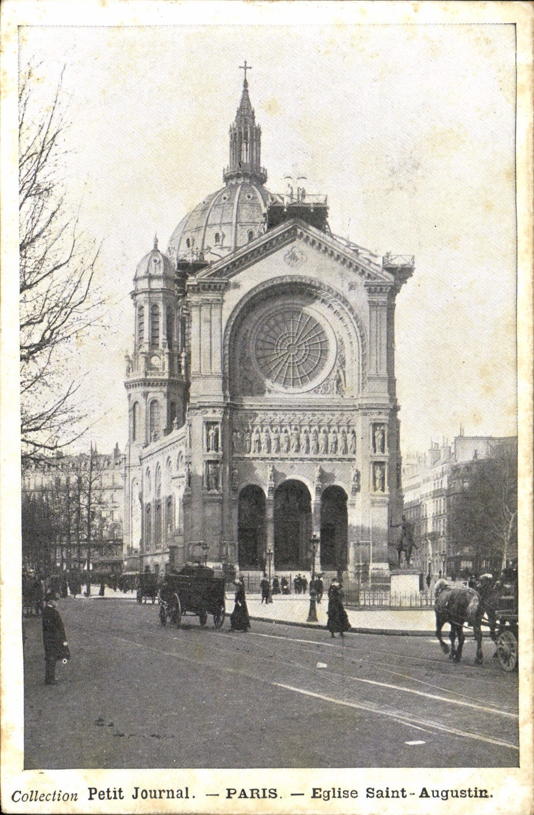 CPA Paris Eglise Saint Augustin