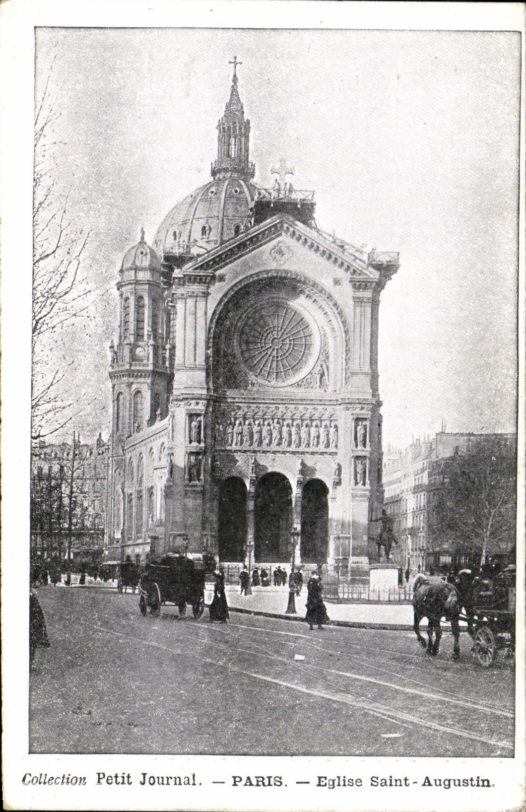 CPA Paris Eglise Saint Augustin