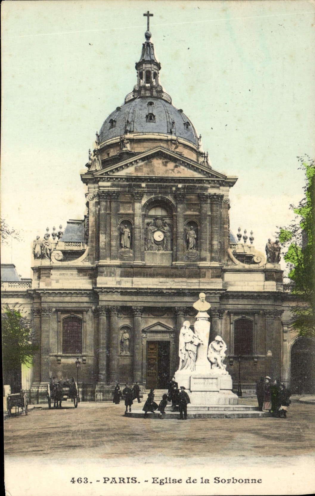VINTAGE POSTCARD Paris Church Of the Sorbonne