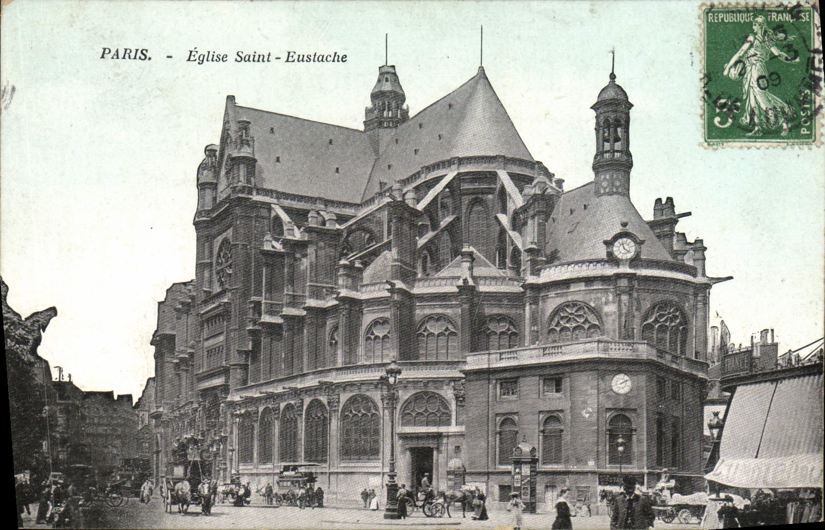 CPA Paris Eglise Saint Eustache