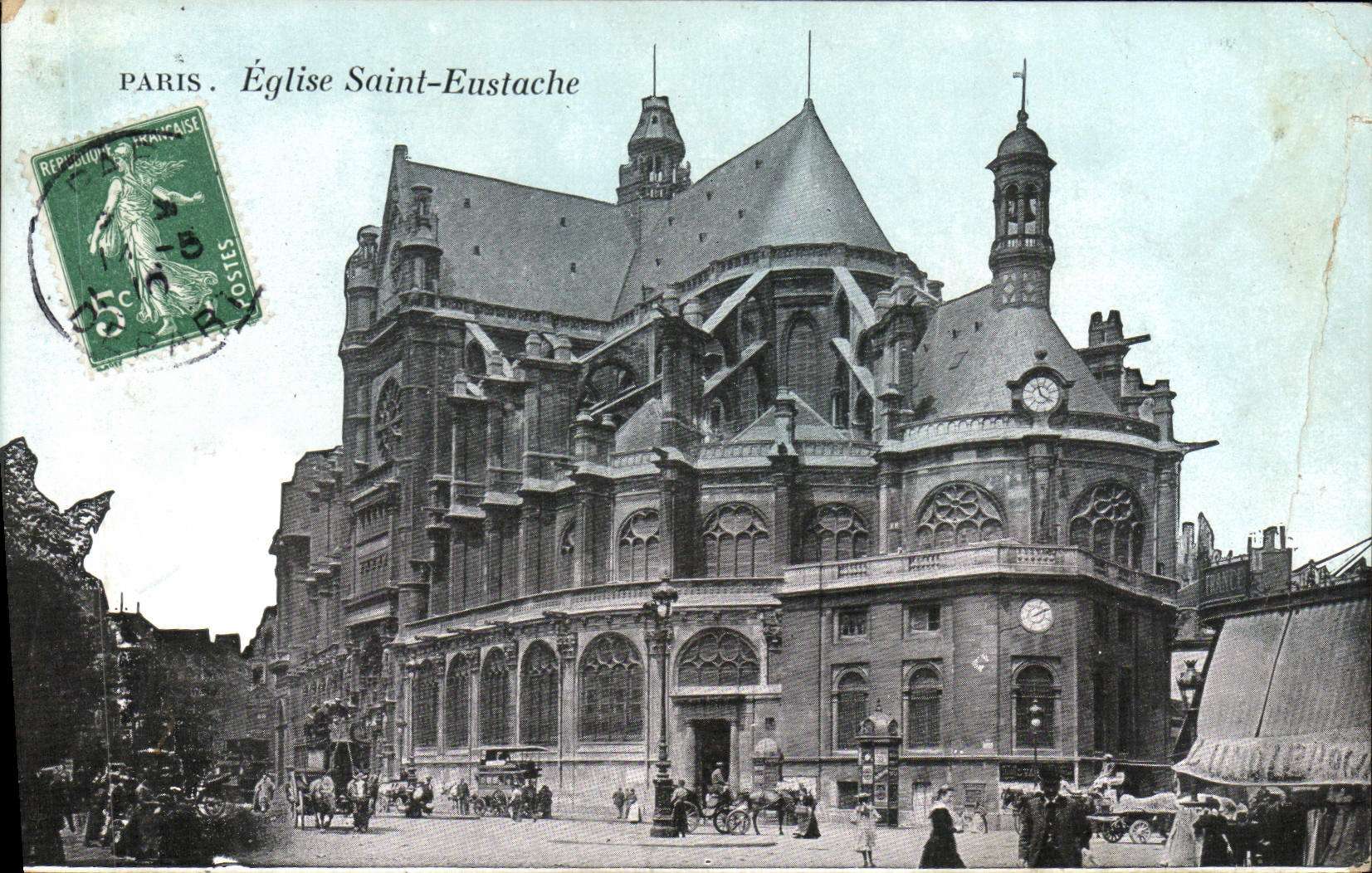 CPA Paris Eglise Saint Eustache