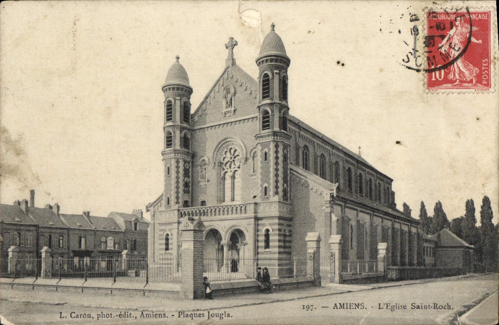 CPA Amiens L'Eglise Saint Roch