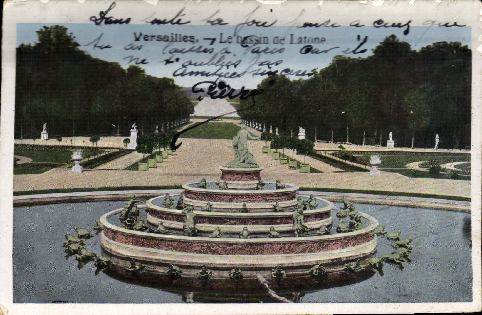 CPA Versailles Le Bassin Du Latone