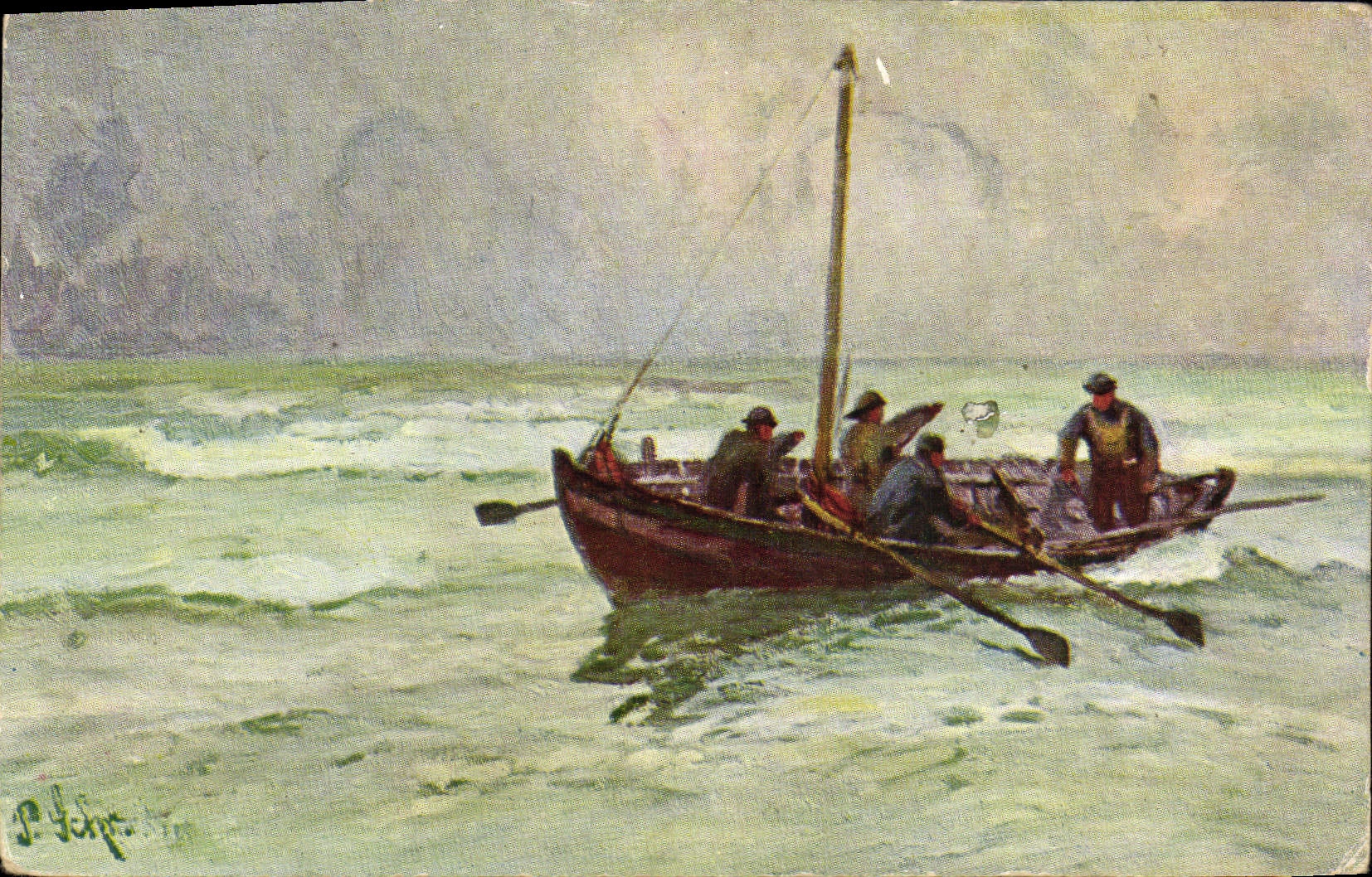 CPA Bateau 