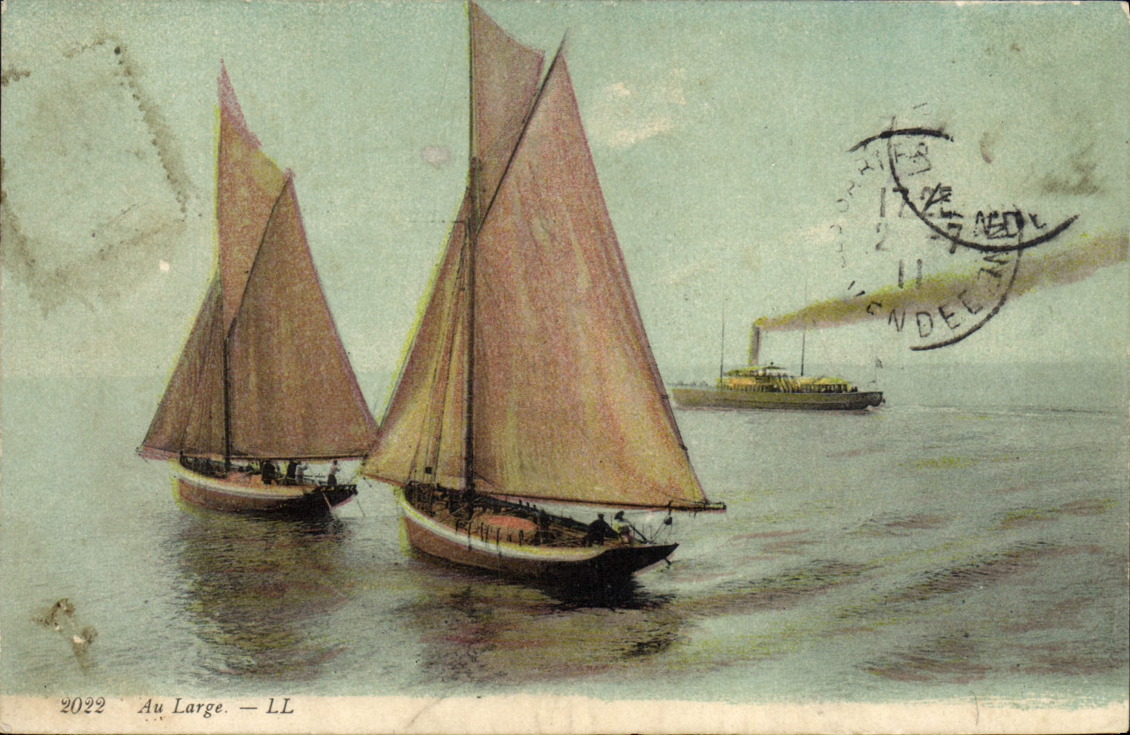 CPA Au Large Bateaux