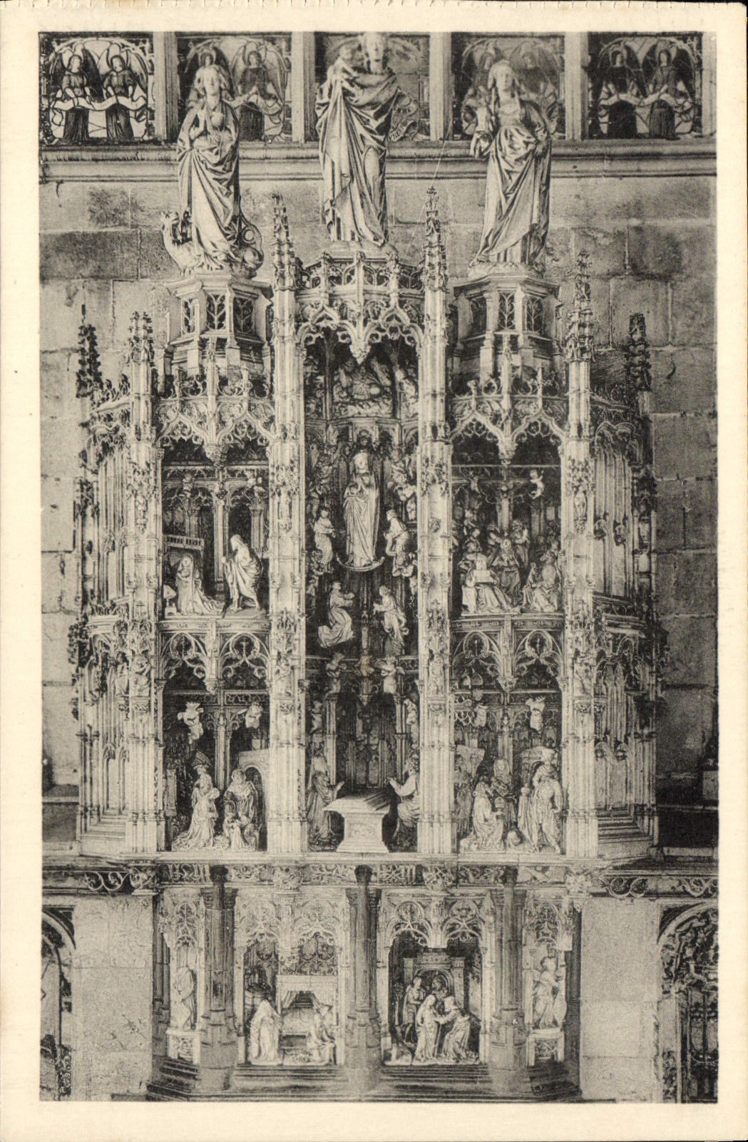 CPA Eglise De Brou Retable Des Sept Joies De La Vierge