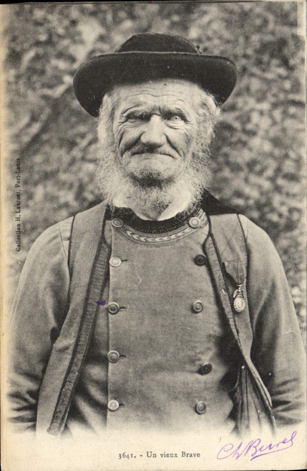 CPA Un Vieux Brave Folklore Bretagne 