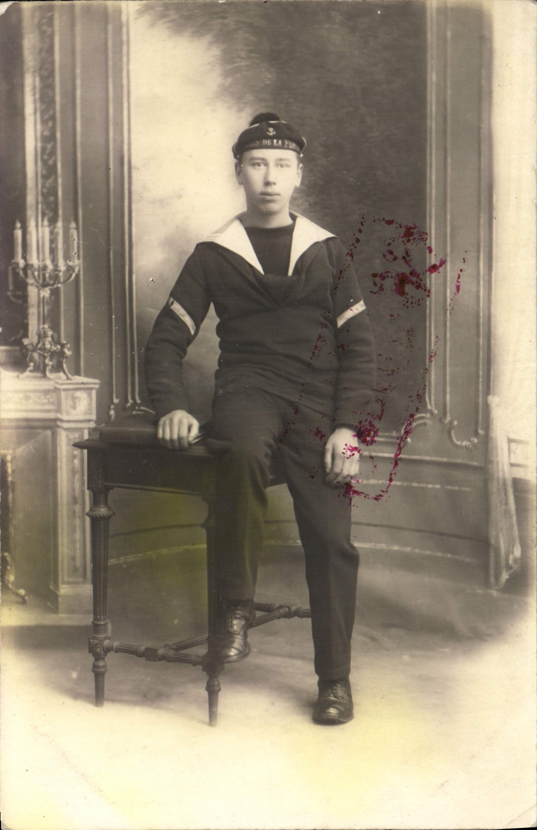 CARTE PHOTO Marin Daaden 1918