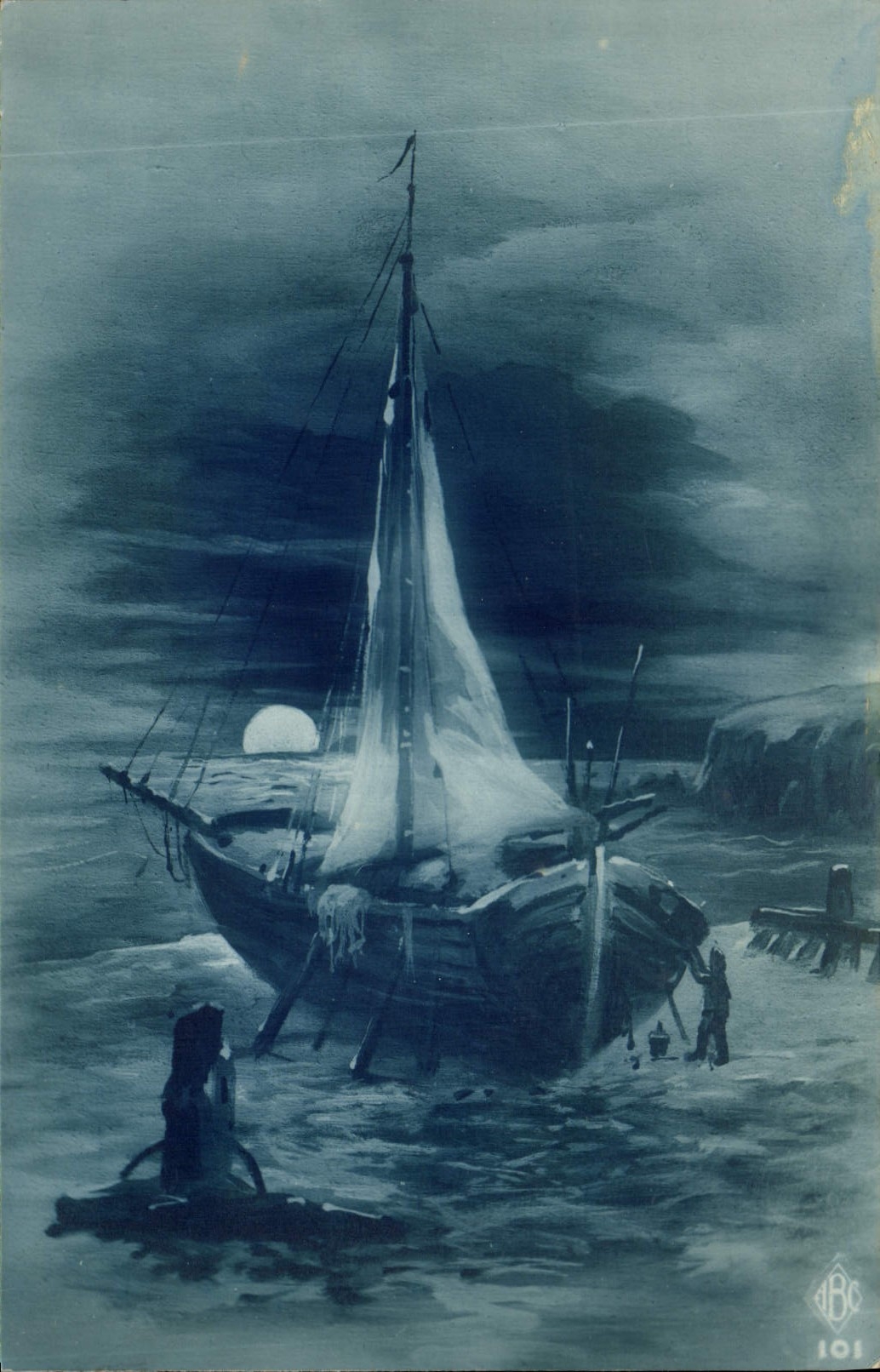 CPA Fantaisie Bateau