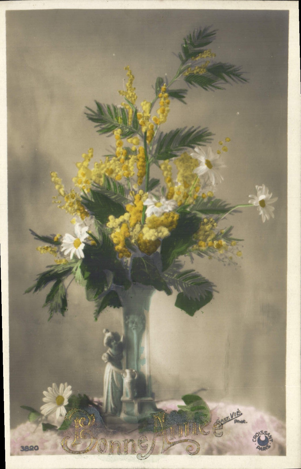 CPA Fantaisie Fleurs