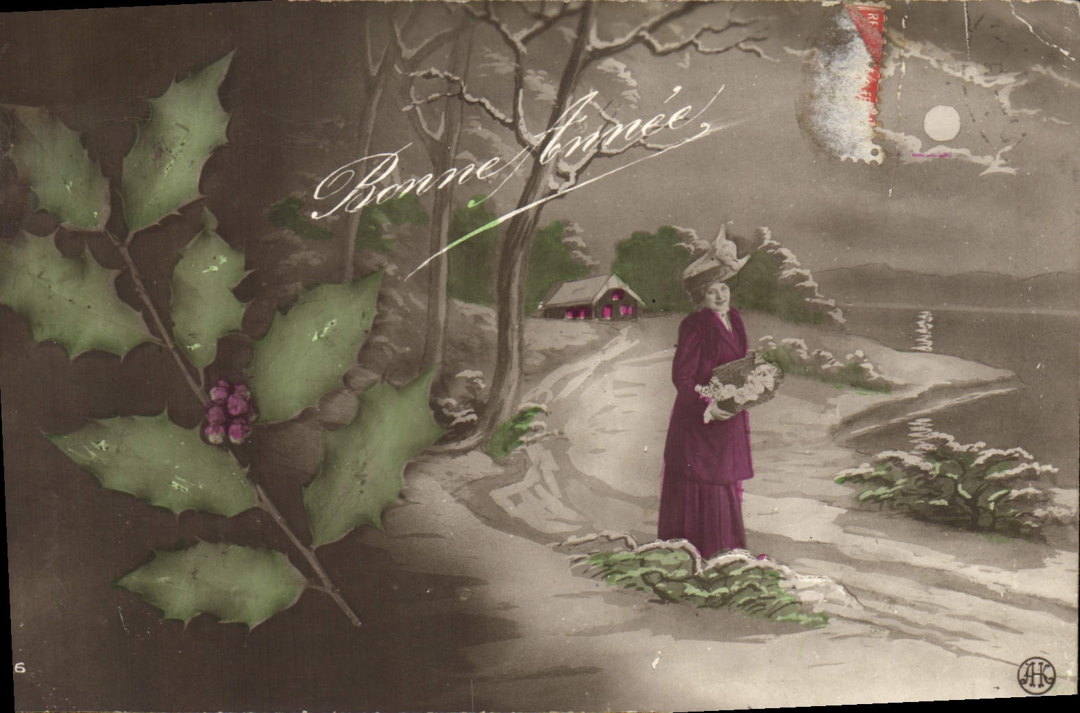 CPA Fantaisie Bonne annee