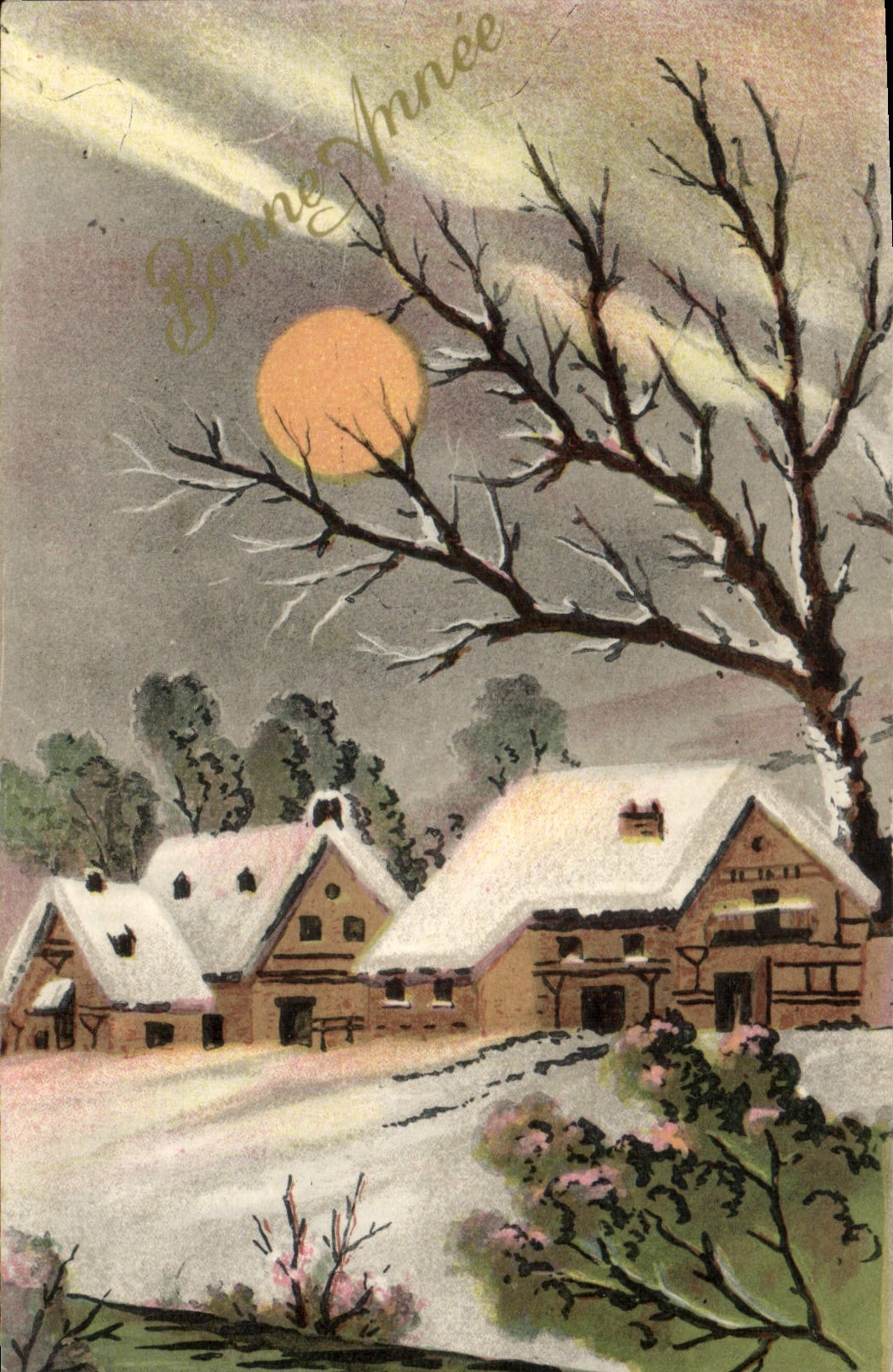 CPA Fantaisie Bonne annee