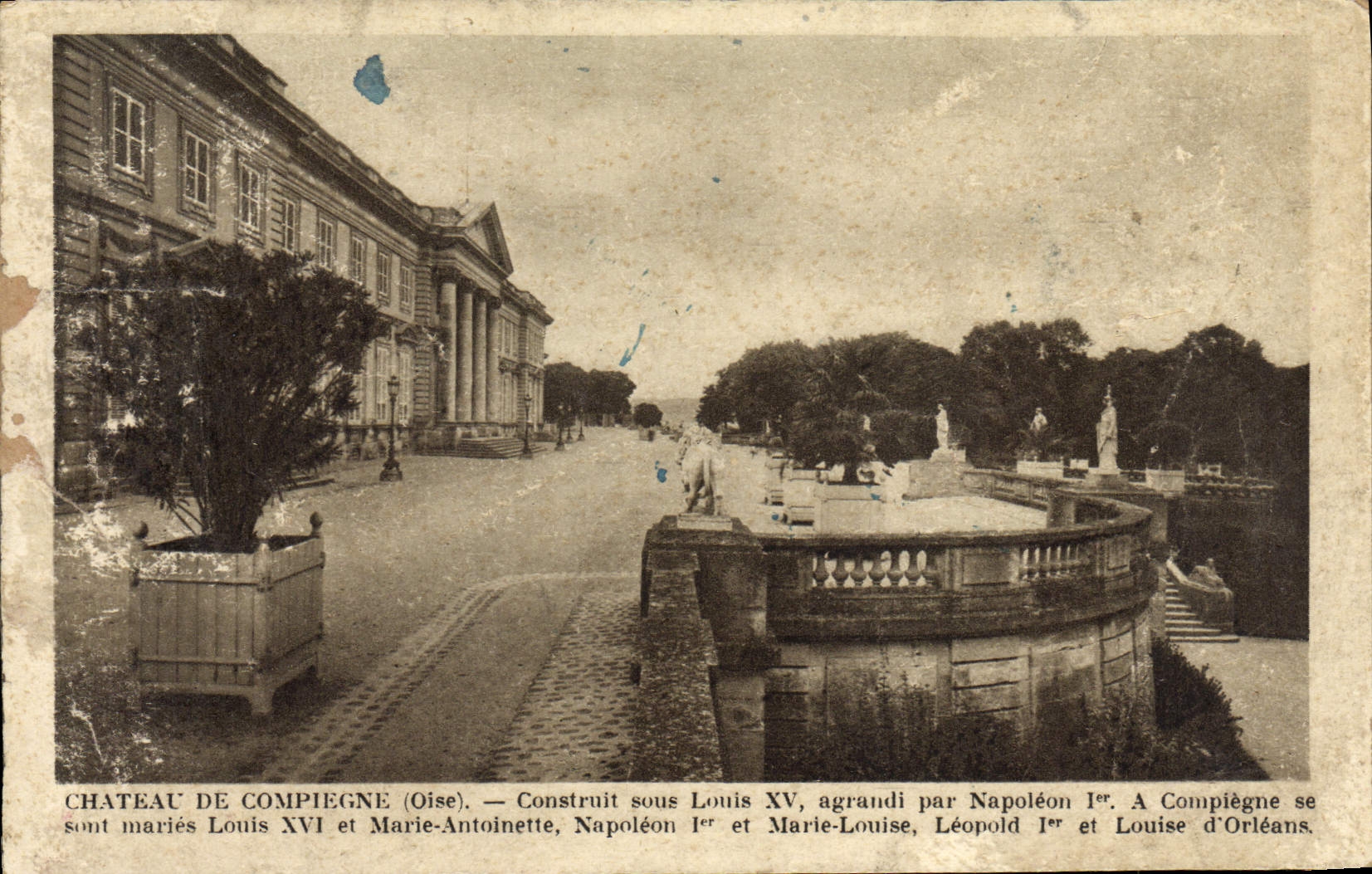 CPA Chateau De Compiegne 