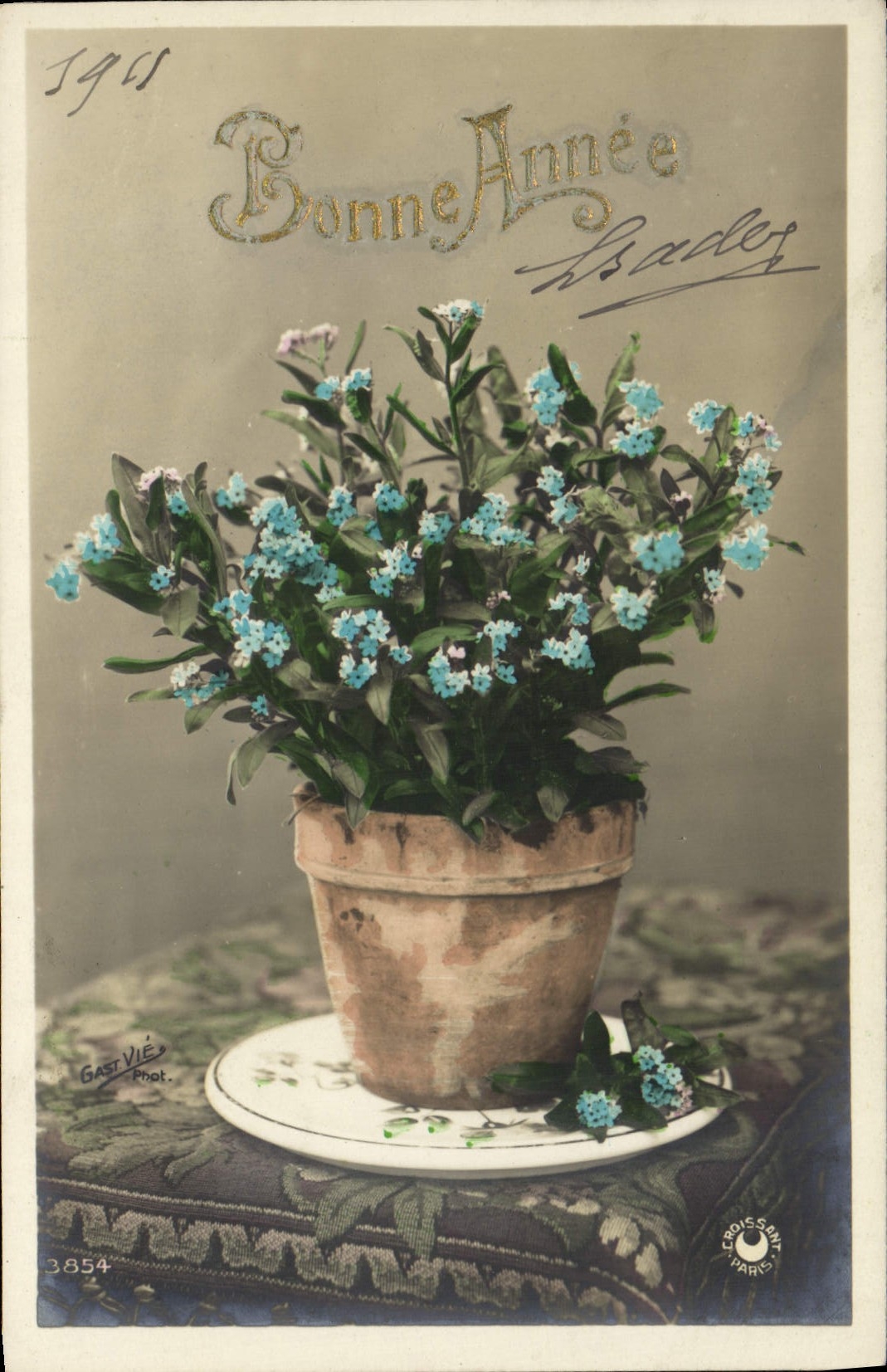 CPA Fantaisie Fleurs