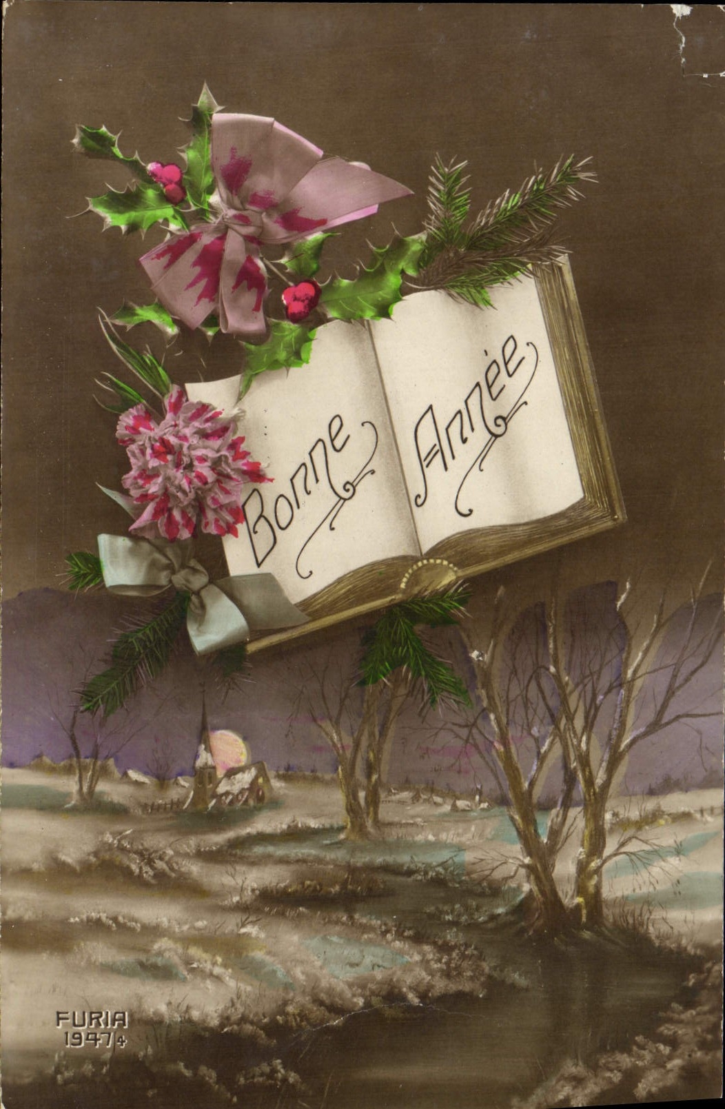 CPA Fantaisie Fleurs