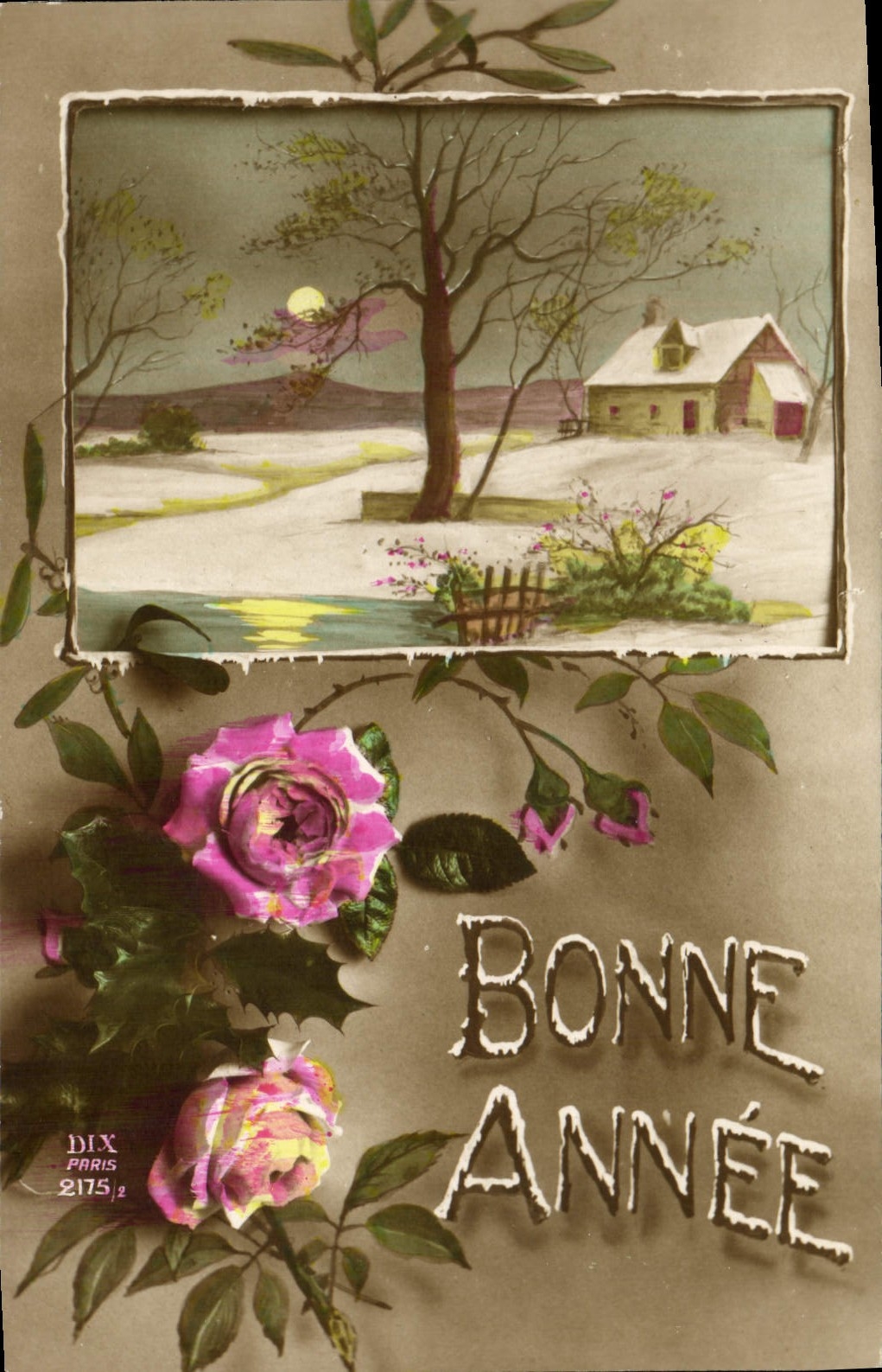 CPA Fantaisie Bonne annee