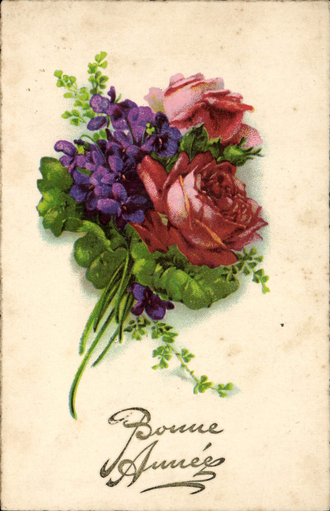 CPA Fantaisie Fleurs