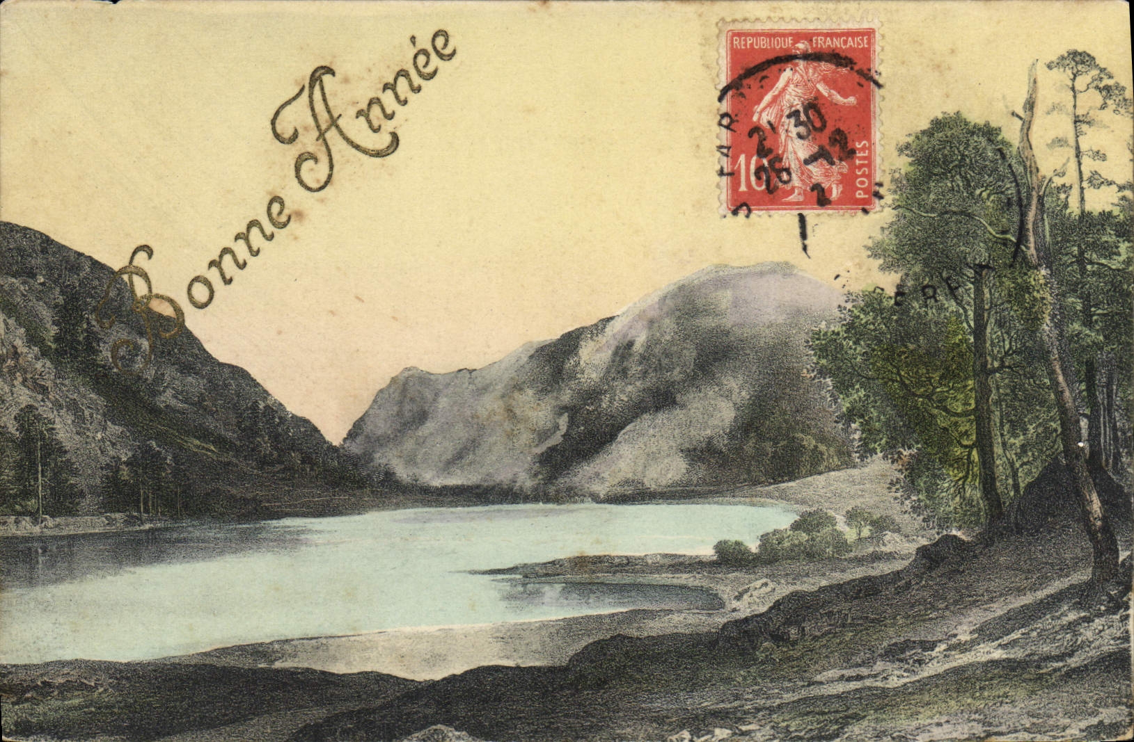 CPA Fantaisie Bonne annee