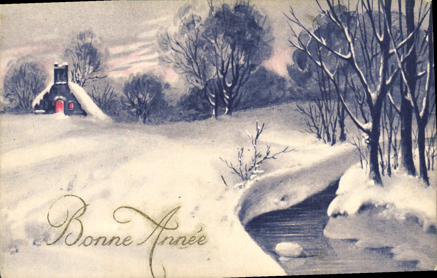 CPA Fantaisie Bonne annee