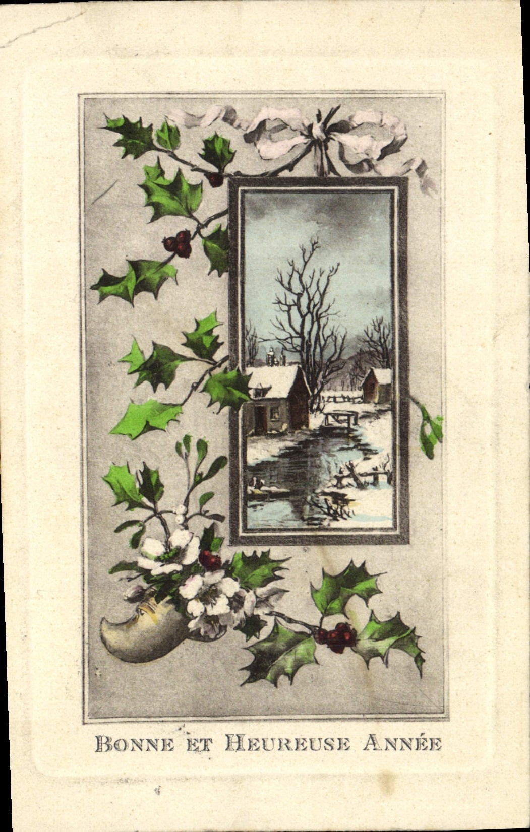 CPA Fantaisie Bonne annee