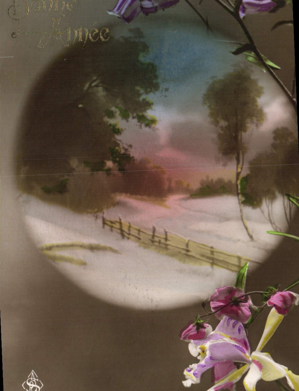 CPA Fantaisie Fleurs