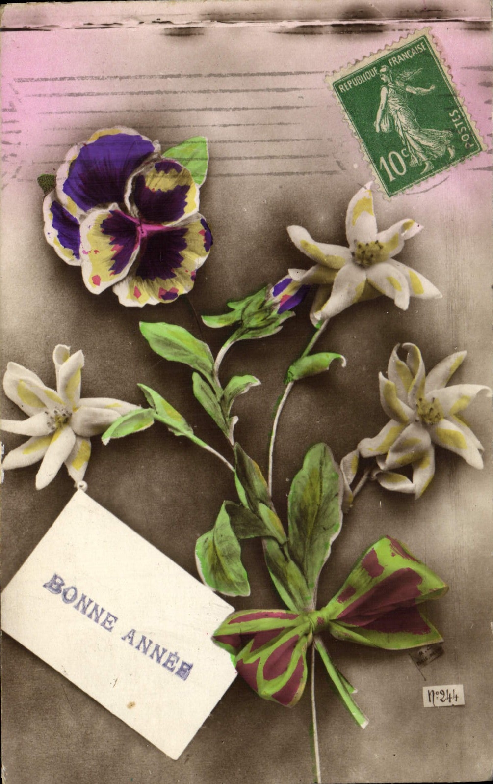 CPA Fantaisie Bonne annee