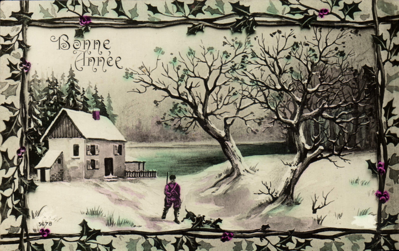 CPA Fantaisie Bonne annee