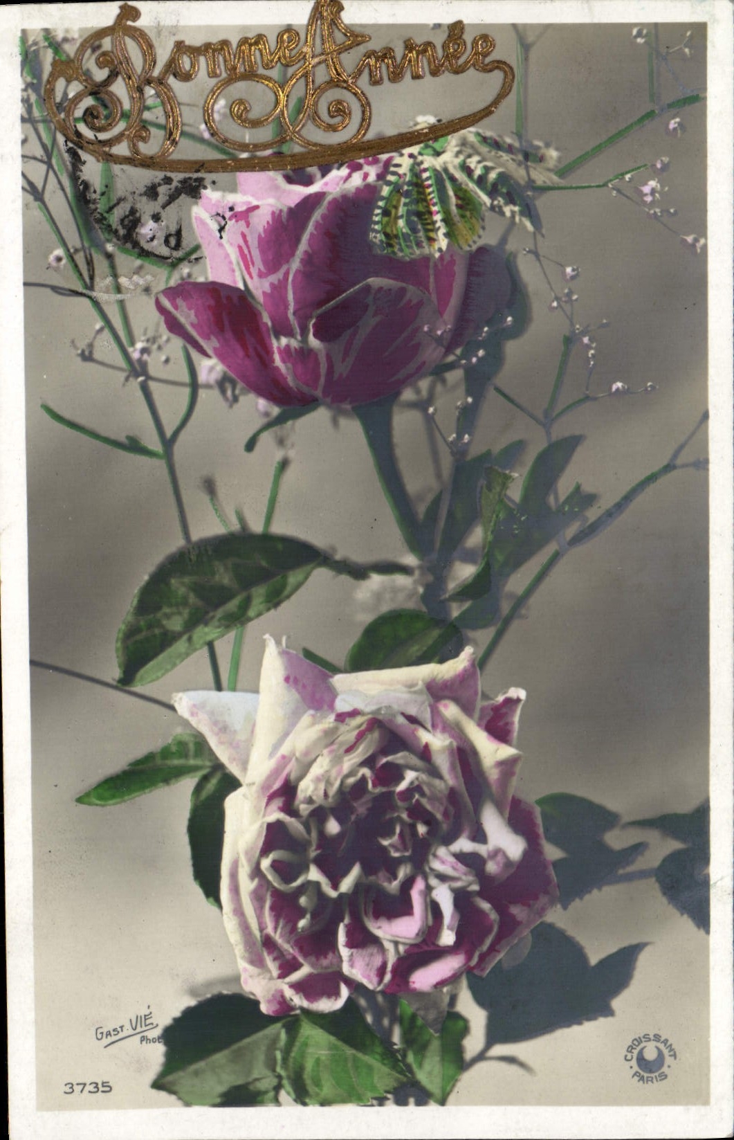 CPA Fantaisie Fleurs