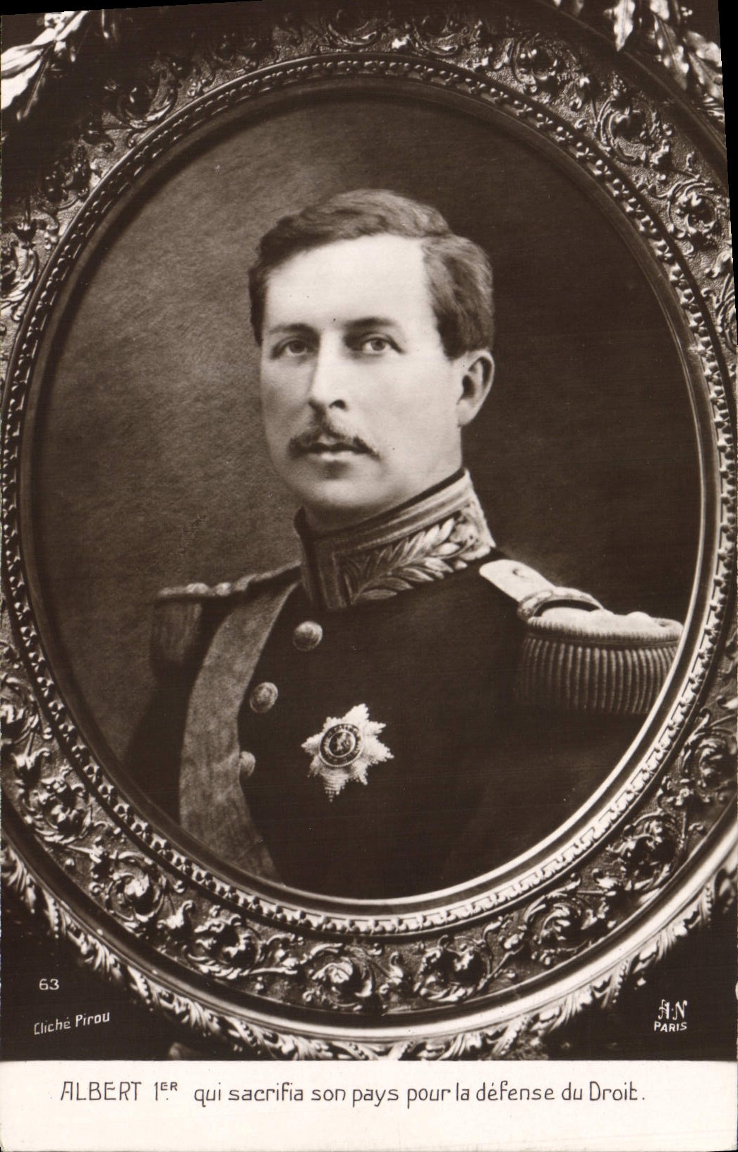 CPA Albert 1er Belgique Roi 