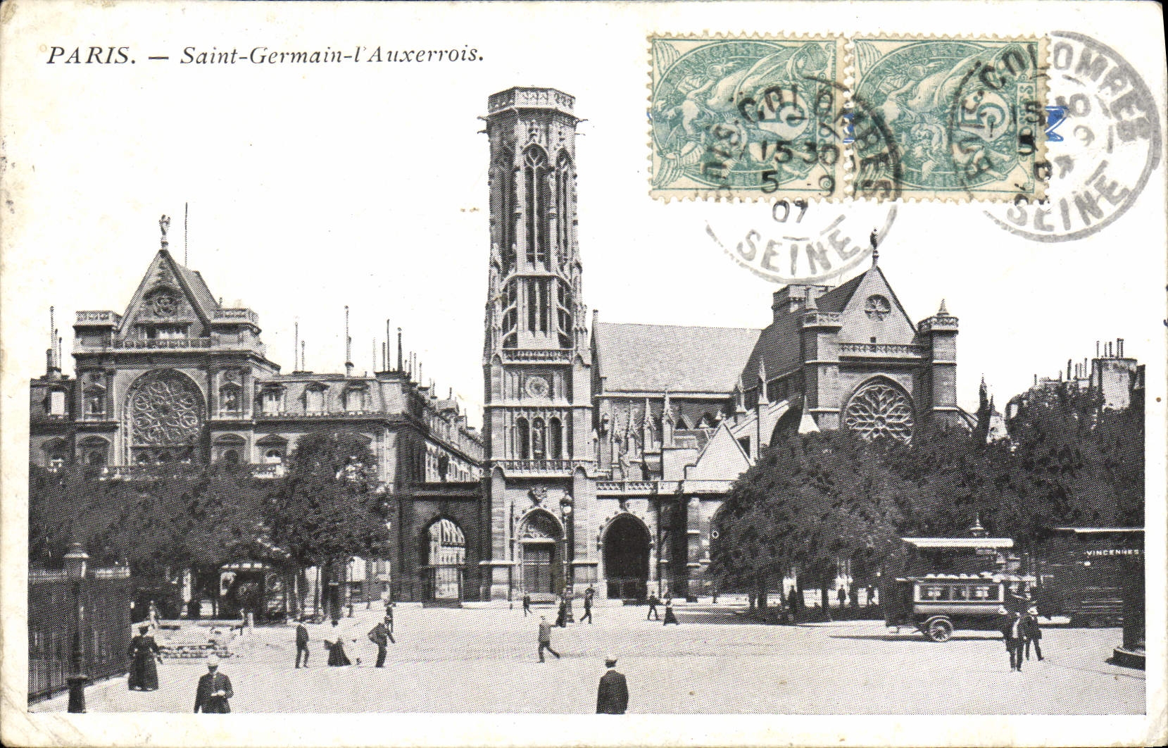 CPA Paris Eglise Saint Germain l'Auxerrois