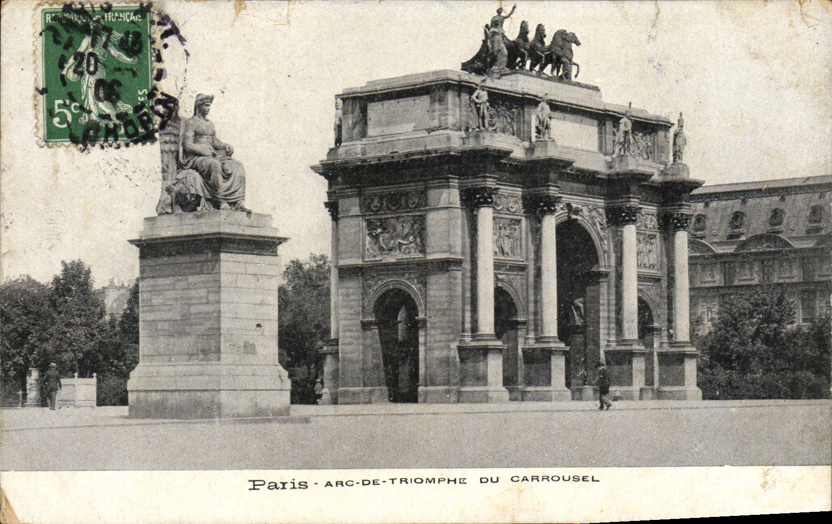 CPA Paris Arc De Triomphe Du Carrousel