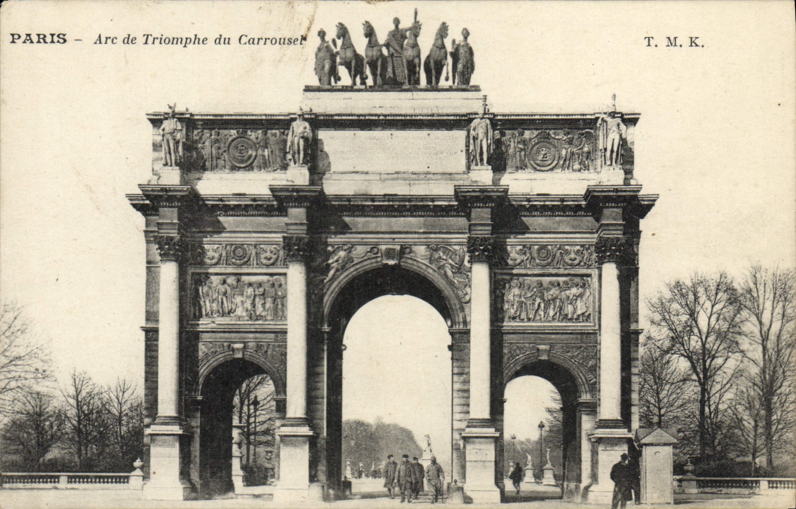 CPA Paris Arc De Triomphe Du Carrousel