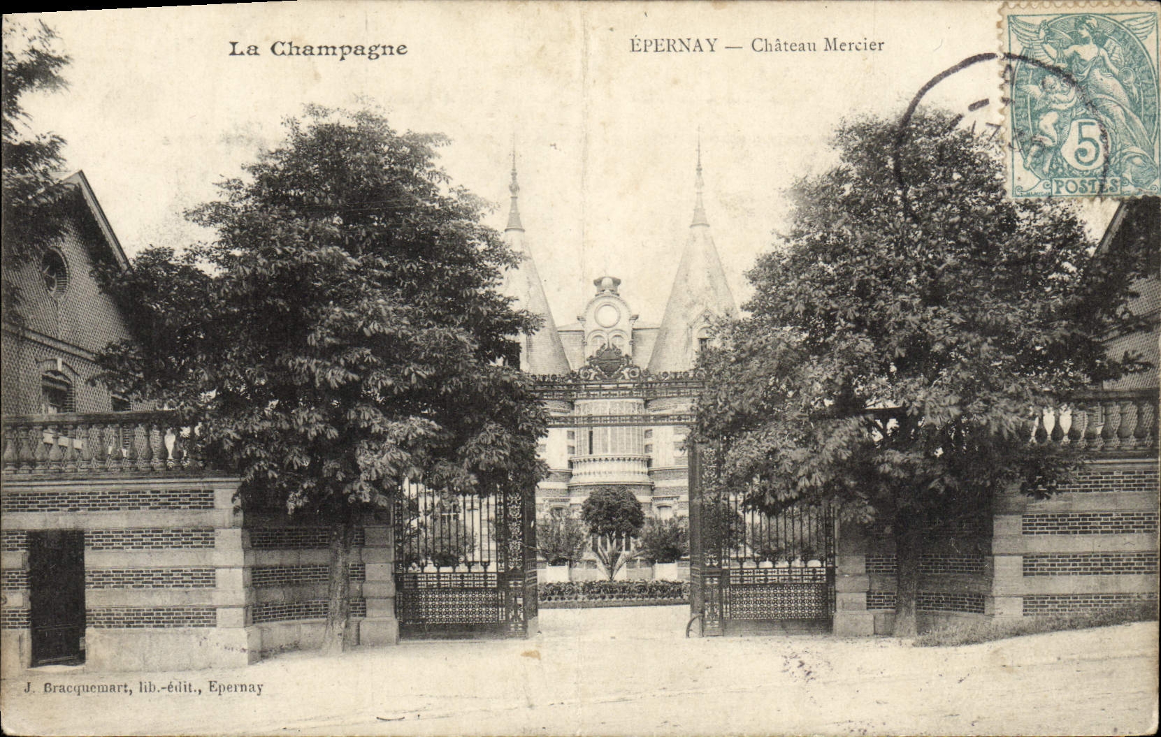 CPA Epernay Chateau Mercie