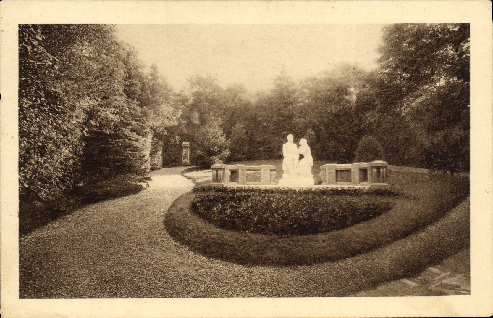 POSTAL Lisieux de la VENDIMIA el jardín de Buisonnets