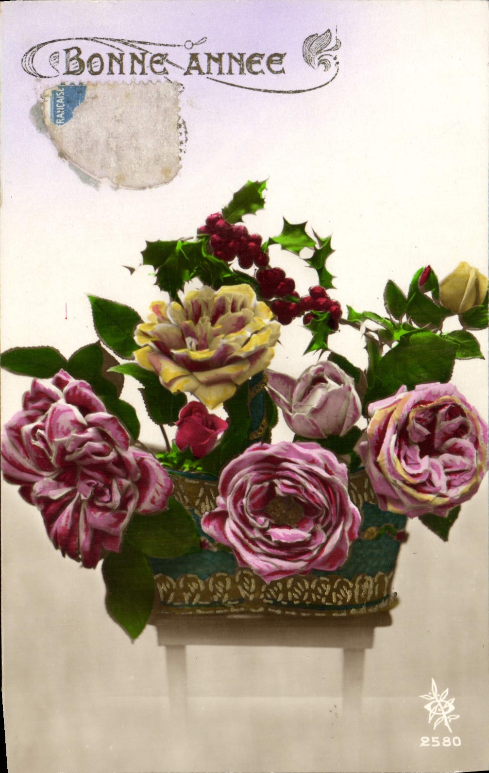 CPA Fantaisie Fleurs