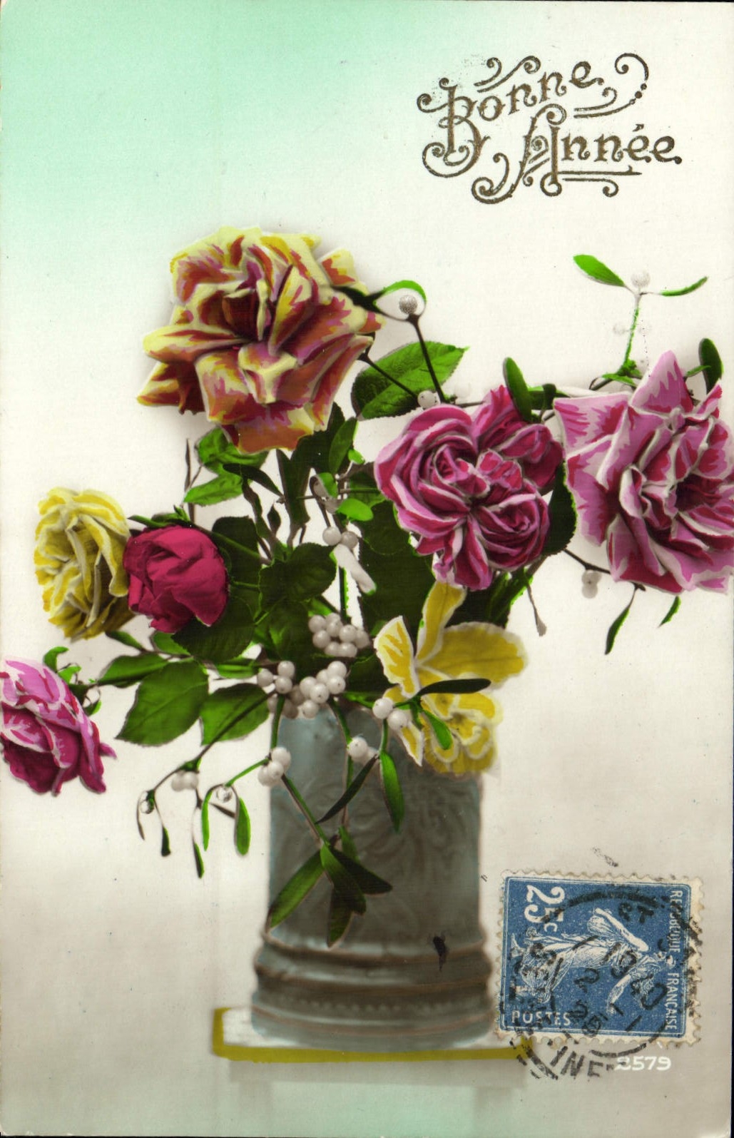 CPA Fantaisie Fleurs