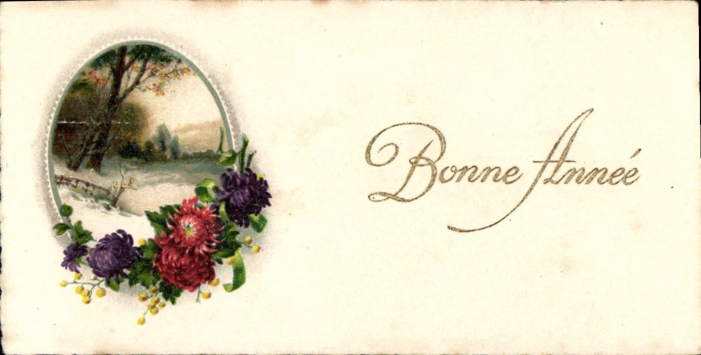 CPA Fantaisie Bonne annee