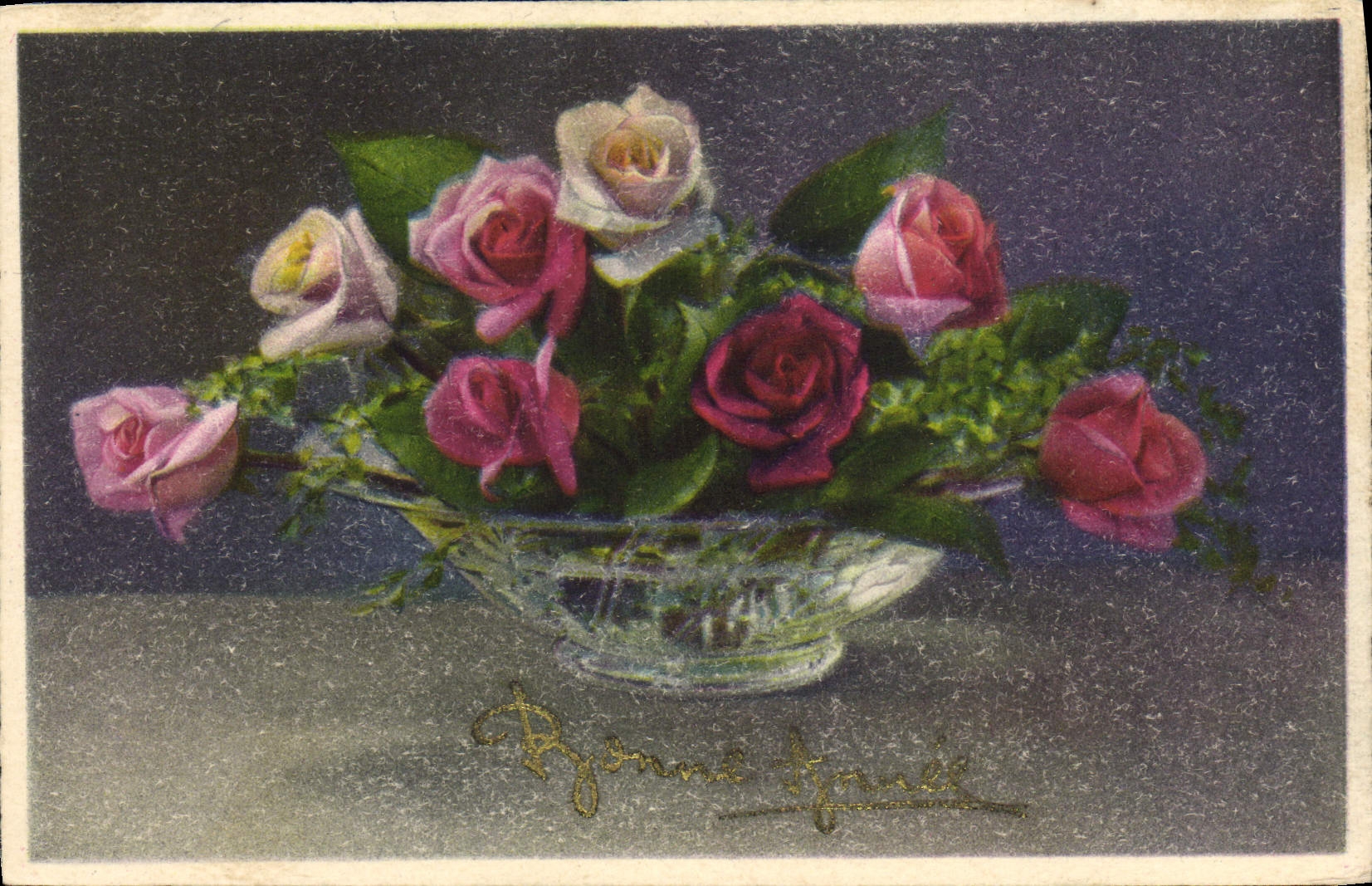 CPA Fantaisie Fleurs